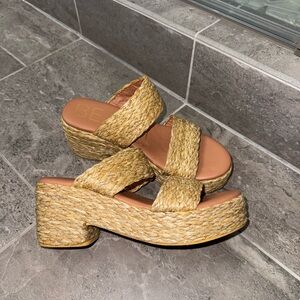Woven Platform Sandals